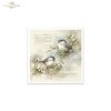 akwarela, ptaki, dzwonki, kwiaty jabłoni, wiosna, Wielkanoc, vintage*watercolor, birds, bluebells, apple blossoms, spring, Easter, vintage